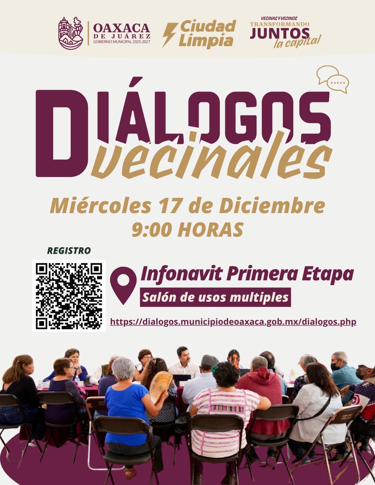 Este miércoles, vecinas y vecinos podrán exponer de viva voz sus inquietudes en una jornada de atención directa con autoridades municipales.