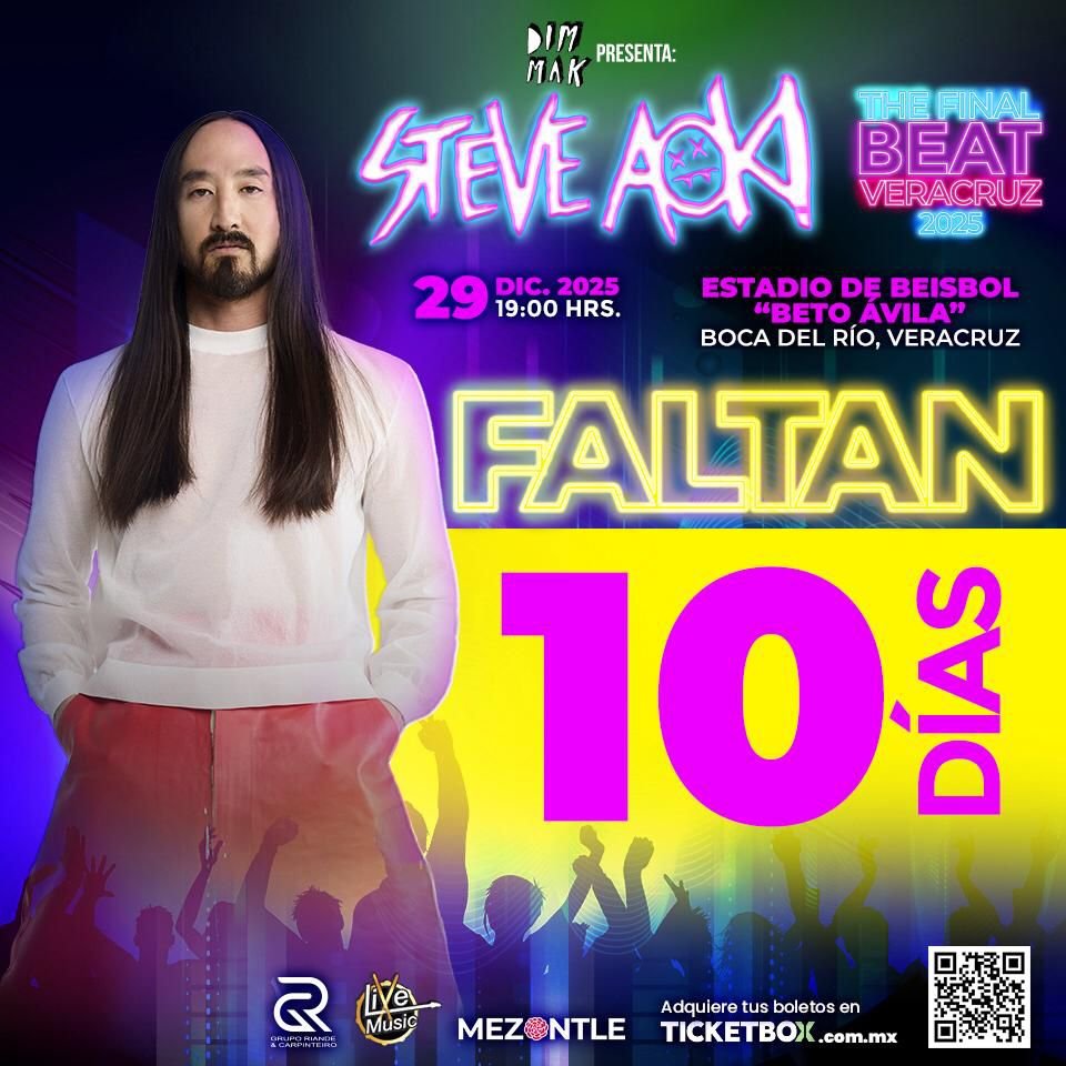 𝗦𝘁𝗲𝘃𝗲 𝗔𝗼𝗸𝗶 𝗿𝗲𝗴𝗿𝗲𝘀𝗮 𝗮 𝗩𝗲𝗿𝗮𝗰𝗿𝘂𝘇 𝗽𝗮𝗿𝗮 𝗰𝗲𝗿𝗿𝗮𝗿 𝗲𝗹 𝗮ñ𝗼 𝗰𝗼𝗻 𝘂𝗻 𝗳𝗲𝘀𝘁𝗶𝘃𝗮𝗹 𝗺𝗮𝘀𝗶𝘃𝗼.