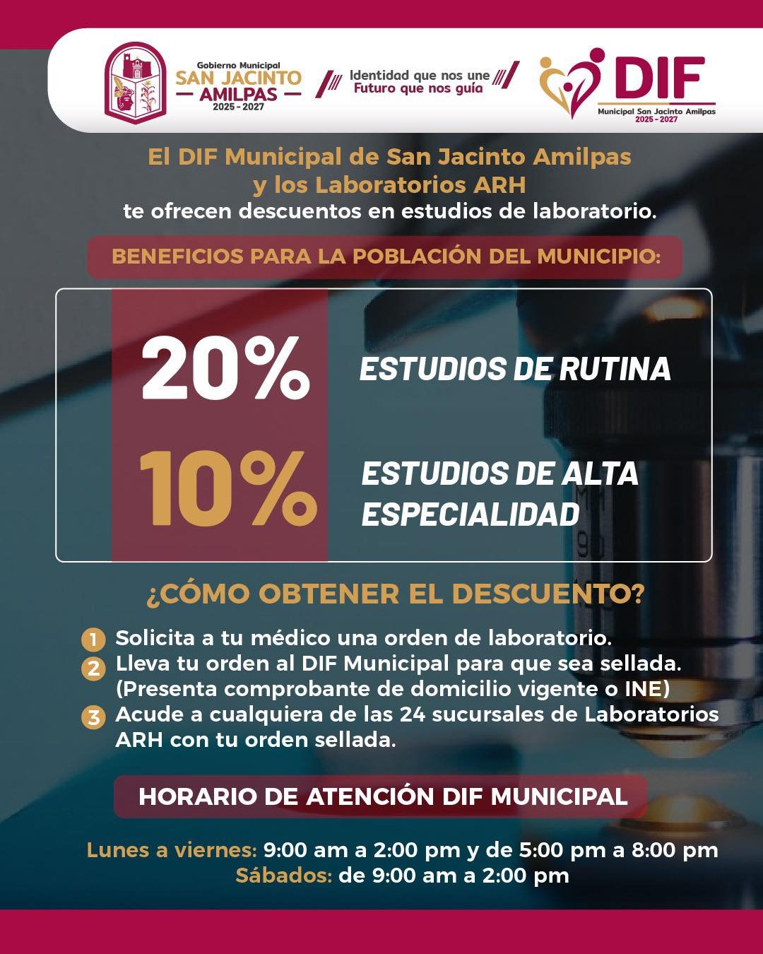 𝙀𝙡 𝙗𝙚𝙣𝙚𝙛𝙞𝙘𝙞𝙤 𝙖𝙥𝙡𝙞𝙘𝙖 𝙙𝙪𝙧𝙖𝙣𝙩𝙚 2026 𝙚𝙣 𝘼𝙍𝙃 𝙇𝙖𝙗𝙤𝙧𝙖𝙩𝙤𝙧𝙞𝙤𝙨 𝙘𝙤𝙣 𝙧𝙚𝙨𝙥𝙖𝙡𝙙𝙤 𝙙𝙚𝙡 𝘿𝙄𝙁 𝙈𝙪𝙣𝙞𝙘𝙞𝙥𝙖𝙡