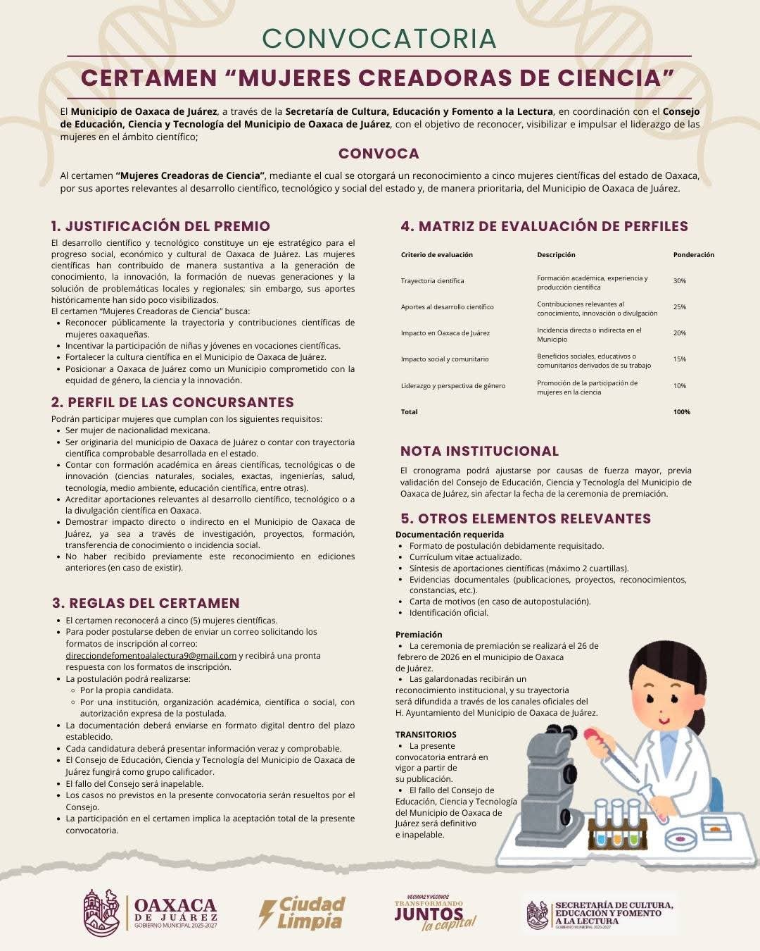 𝗥𝗲𝗰𝗼𝗻𝗼𝗰𝗲𝗻 𝘁𝗮𝗹𝗲𝗻𝘁𝗼 𝗰𝗶𝗲𝗻𝘁í𝗳𝗶𝗰𝗼 𝗳𝗲𝗺𝗲𝗻𝗶𝗻𝗼 𝗲𝗻 𝗹𝗮 𝗰𝗮𝗽𝗶𝘁𝗮𝗹 𝗰𝗼𝗻 𝗻𝘂𝗲𝘃𝗼 𝗰𝗲𝗿𝘁𝗮𝗺𝗲𝗻.