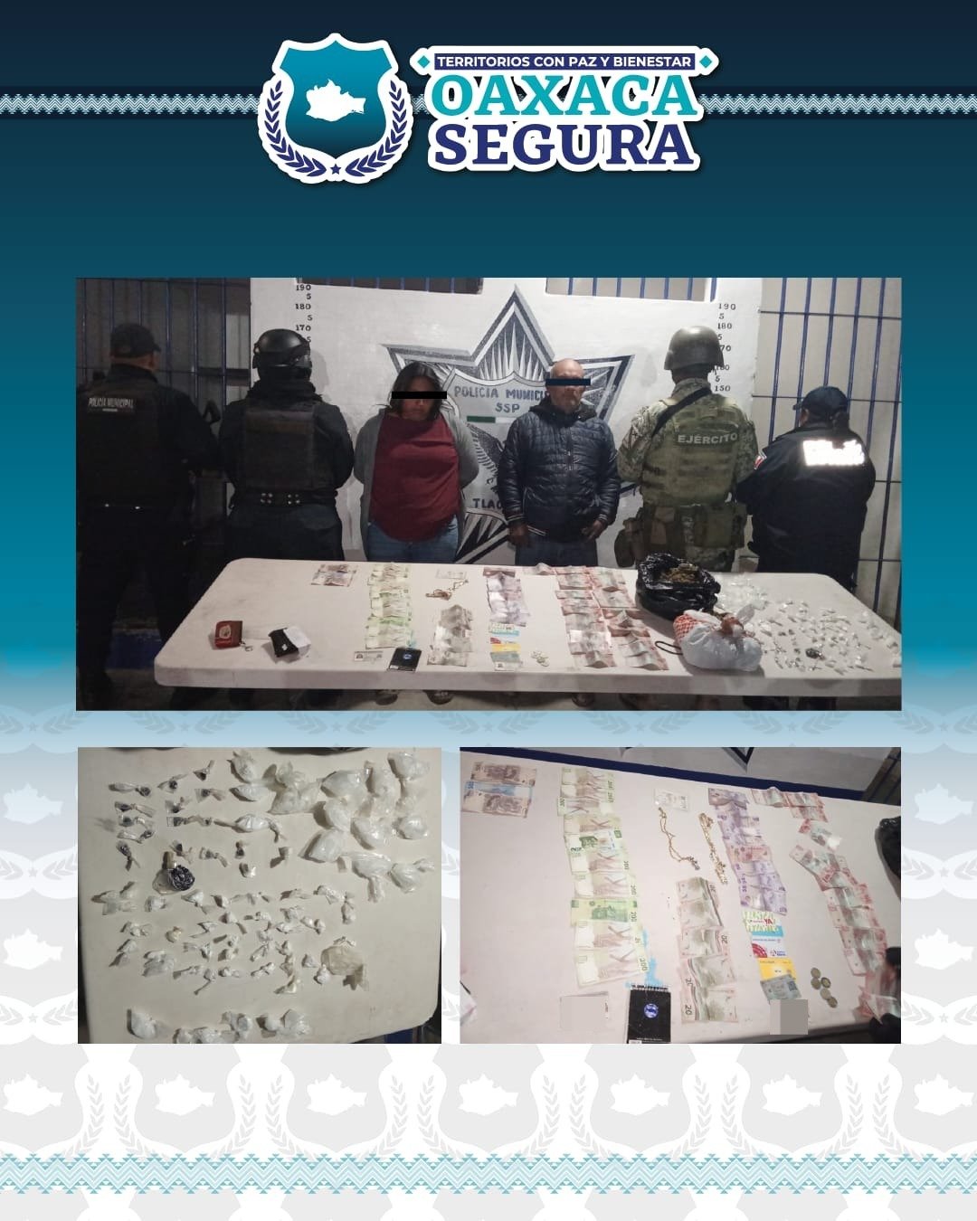 𝙇𝙖𝙨 𝙥𝙚𝙧𝙨𝙤𝙣𝙖𝙨 𝙙𝙚𝙩𝙚𝙣𝙞𝙙𝙖𝙨 𝙩𝙧𝙖𝙨𝙡𝙖𝙙𝙖𝙗𝙖𝙣 36 𝙙𝙤𝙨𝙞𝙨 𝙙𝙚 𝙨𝙪𝙨𝙩𝙖𝙣𝙘𝙞𝙖 𝙘𝙤𝙣 𝙘𝙖𝙧𝙖𝙘𝙩𝙚𝙧í𝙨𝙩𝙞𝙘𝙖𝙨 𝙙𝙚 𝙘𝙤𝙘𝙖í𝙣𝙖, 19 𝙙𝙚 𝙥𝙧𝙚𝙨𝙪𝙣𝙩𝙤 𝙘𝙧𝙞𝙨𝙩𝙖𝙡 𝙮 16 𝙙𝙤𝙨𝙞𝙨 𝙙𝙚 𝙖𝙥𝙖𝙧𝙚𝙣𝙩𝙚 𝙝𝙚𝙧𝙤í𝙣𝙖, 𝙖𝙙𝙚𝙢á𝙨 𝙙𝙚 𝙢𝙖𝙧𝙞𝙝𝙪𝙖𝙣𝙖 𝙮 𝙚𝙛𝙚𝙘𝙩𝙞𝙫𝙤.