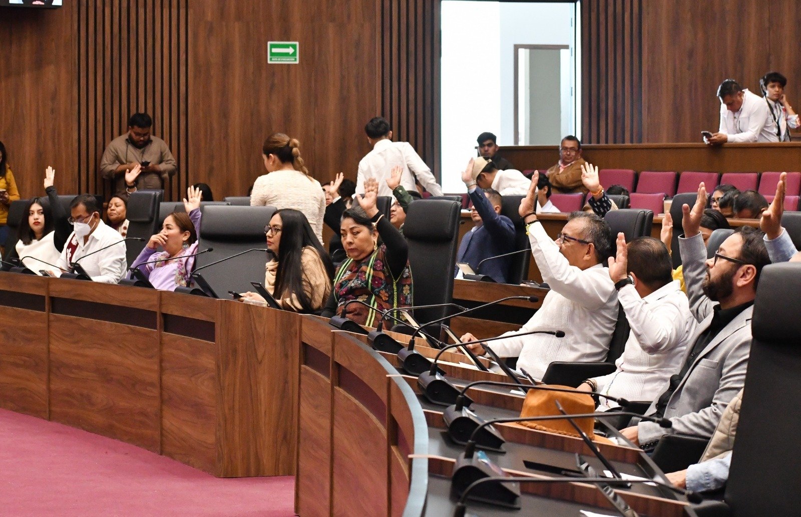 𝗖𝗼𝗻𝗴𝗿𝗲𝘀𝗼 𝗱𝗲 𝗢𝗮𝘅𝗮𝗰𝗮 𝗰𝗿𝗲𝗮 𝗲𝗹 𝗱𝗲𝗹𝗶𝘁𝗼 𝗱𝗲 𝗰𝗼𝗿𝗿𝘂𝗽𝗰𝗶ó𝗻 𝗶𝗻𝗺𝗼𝗯𝗶𝗹𝗶𝗮𝗿𝗶𝗮.