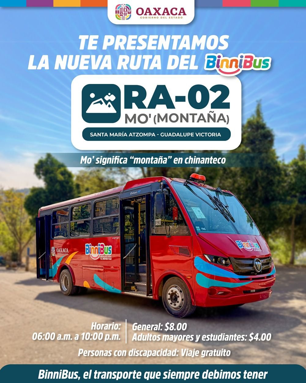 𝗕𝗶𝗻𝗻𝗶𝗕𝘂𝘀 𝗲𝘅𝘁𝗶𝗲𝗻𝗱𝗲 𝘀𝘂 𝗿𝗲𝗱: 𝟭𝟱 𝗻𝘂𝗲𝘃𝗼𝘀 𝗿𝗲𝗰𝗼𝗿𝗿𝗶𝗱𝗼𝘀 𝘆 𝗿𝘂𝘁𝗮𝘀 𝗮𝗺𝗽𝗹𝗶𝗮𝗱𝗮𝘀 𝗲𝗻 𝗢𝗮𝘅𝗮𝗰𝗮. 