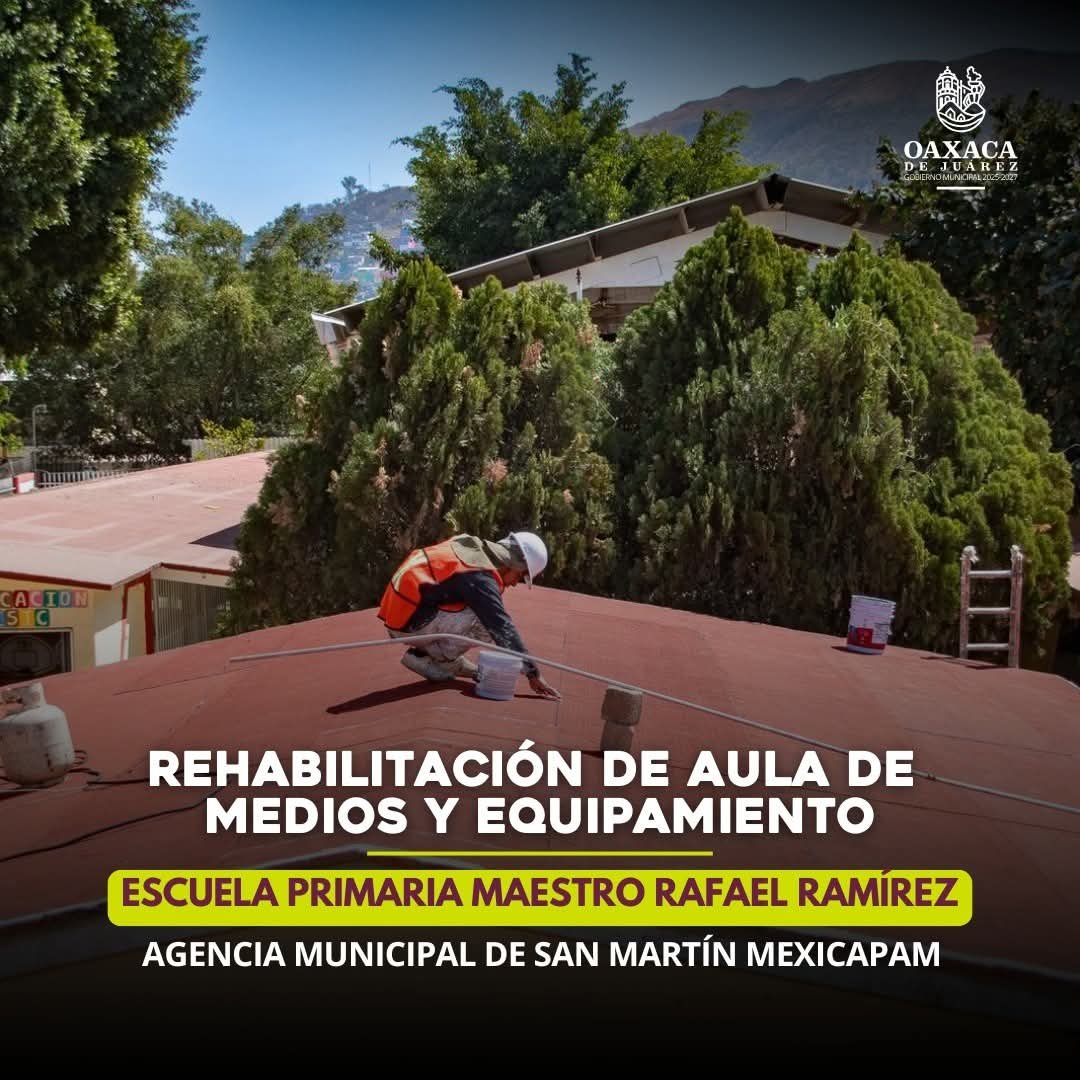 𝗘𝘀𝗰𝘂𝗲𝗹𝗮𝘀 𝗲𝗻 𝗼𝗯𝗿𝗮: 𝗮𝘂𝗹𝗮𝘀, 𝘁𝗲𝗰𝗻𝗼𝗹𝗼𝗴𝗶́𝗮 𝘆 𝗰𝗮𝗻𝗰𝗵𝗮𝘀 𝗲𝗻 𝗮𝗴𝗲𝗻𝗰𝗶𝗮𝘀 𝗱𝗲 𝗢𝗮𝘅𝗮𝗰𝗮 𝗱𝗲 𝗝𝘂𝗮́𝗿𝗲𝘇.