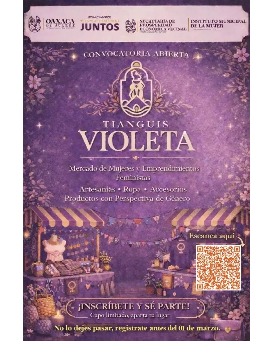 𝗠𝘂𝗷𝗲𝗿𝗲𝘀 𝗮𝗹 𝗳𝗿𝗲𝗻𝘁𝗲: 𝗹𝗹𝗮𝗺𝗮𝗻 𝗮 𝗲𝗺𝗽𝗿𝗲𝗻𝗱𝗲𝗱𝗼𝗿𝗮𝘀 𝗱𝗲 𝗢𝗮𝘅𝗮𝗰𝗮 𝗮 𝘁𝗼𝗺𝗮𝗿 𝗲𝗹 𝗘𝗹 𝗟𝗹𝗮𝗻𝗼 𝗰𝗼𝗻 𝗲𝗹 𝗧𝗶𝗮𝗻𝗴𝘂𝗶𝘀 𝗩𝗶𝗼𝗹𝗲𝘁𝗮.