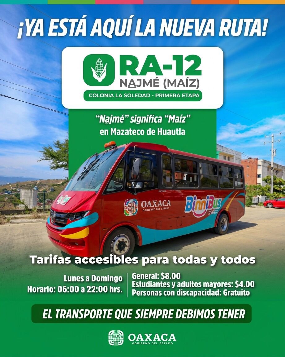 𝗡𝘂𝗲𝘃𝗮 𝗿𝘂𝘁𝗮 𝗱𝗲 𝗕𝗶𝗻𝗻𝗶𝗕𝘂𝘀 𝗰𝗼𝗻𝗲𝗰𝘁𝗮 𝗟𝗮 𝗦𝗼𝗹𝗲𝗱𝗮𝗱 𝗰𝗼𝗻 𝗣𝗿𝗶𝗺𝗲𝗿𝗮 𝗘𝘁𝗮𝗽𝗮