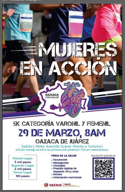 𝗖𝗮𝗿𝗿𝗲𝗿𝗮 𝟱𝗞 𝘆 𝗳𝗲𝗿𝗶𝗮 𝗱𝗲 𝘀𝗮𝗹𝘂𝗱 𝗲𝗻 𝗘𝗹 𝗟𝗹𝗮𝗻𝗼.