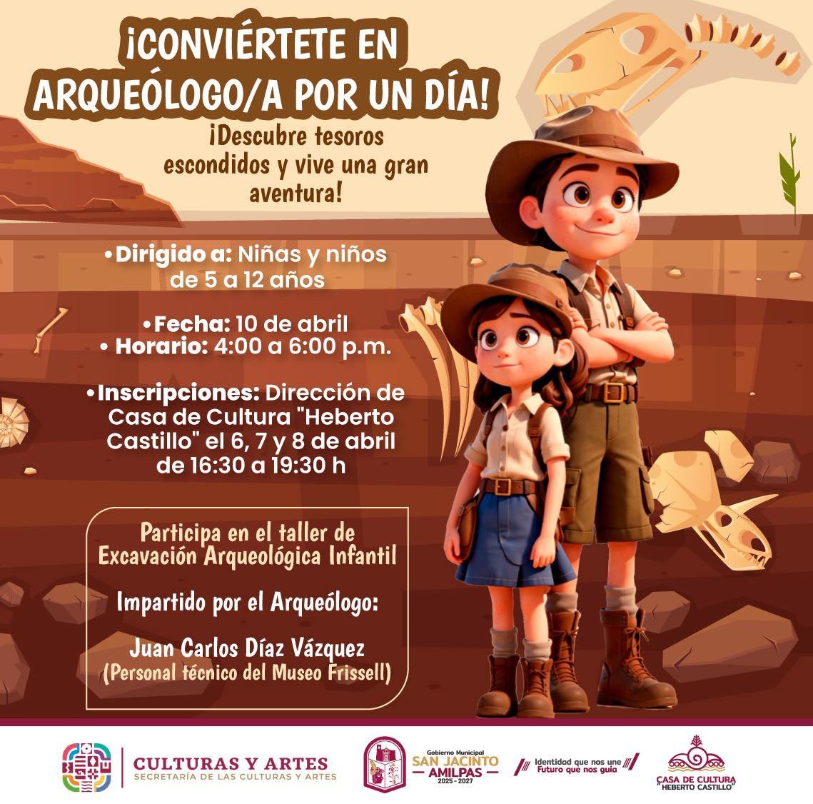 𝗡𝗶ñ𝗮𝘀 𝘆 𝗻𝗶ñ𝗼𝘀 𝗲𝗻𝘁𝗿𝗮𝗻 𝗮𝗹 𝗺𝘂𝗻𝗱𝗼 𝗮𝗿𝗾𝘂𝗲𝗼𝗹ó𝗴𝗶𝗰𝗼 𝗲𝗻 𝗦𝗮𝗻 𝗝𝗮𝗰𝗶𝗻𝘁𝗼 𝗔𝗺𝗶𝗹𝗽𝗮𝘀