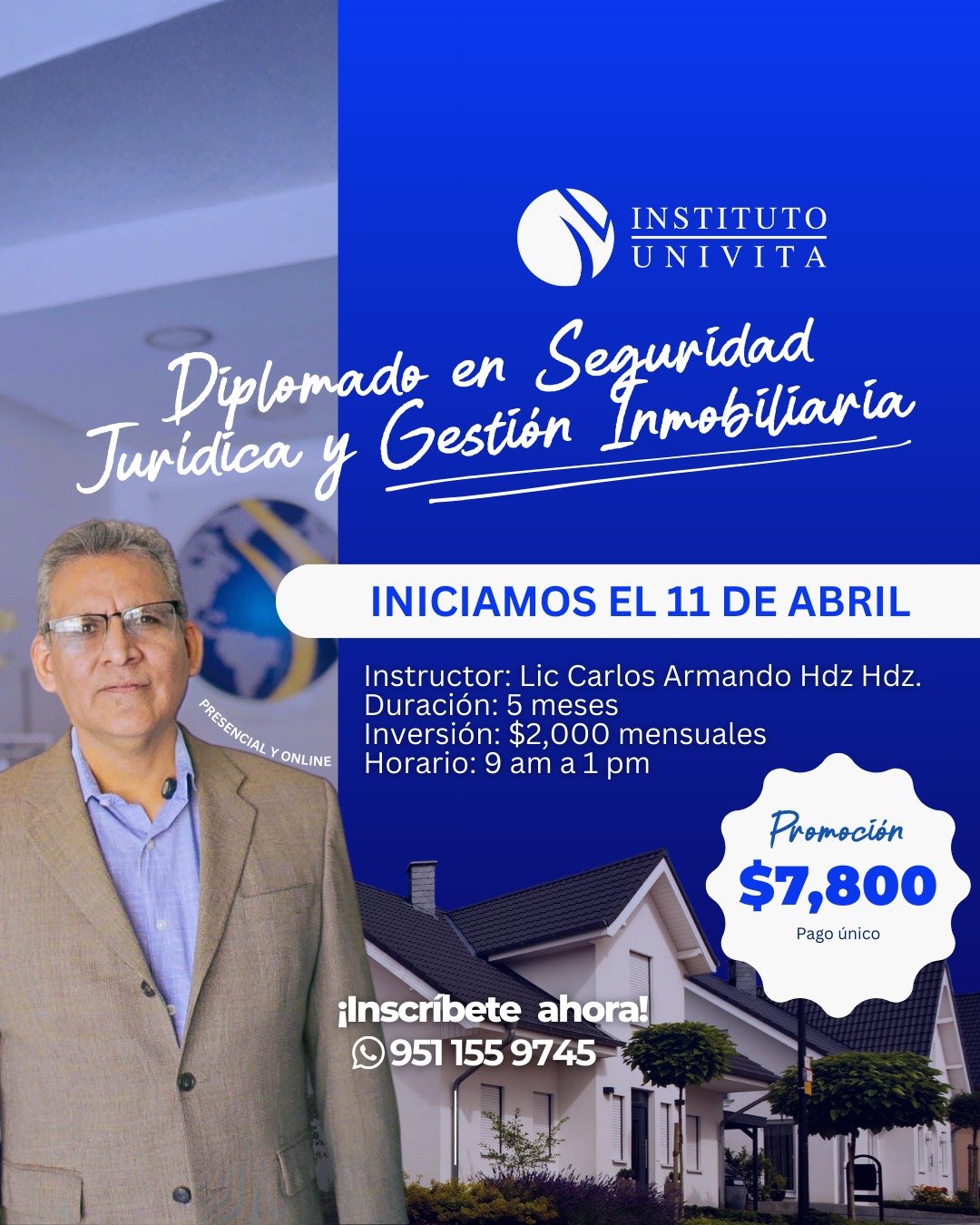 ¿Quieres perfeccionar o emprender tu productivo negocio en Bienes Raíces profesionalmente?