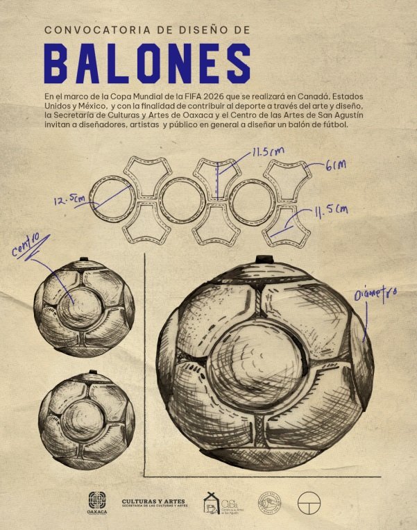 𝗟𝗮𝗻𝘇𝗮𝗻 𝗰𝗼𝗻𝗰𝘂𝗿𝘀𝗼 𝗽𝗮𝗿𝗮 𝗱𝗶𝘀𝗲ñ𝗮𝗿 𝗯𝗮𝗹𝗼𝗻𝗲𝘀 𝘆 𝗰𝗮𝗹𝗰𝗲𝘁𝗮𝘀 𝗲𝗻 𝗢𝗮𝘅𝗮𝗰𝗮 𝗿𝘂𝗺𝗯𝗼 𝗮𝗹 𝗠𝘂𝗻𝗱𝗶𝗮𝗹 2026.