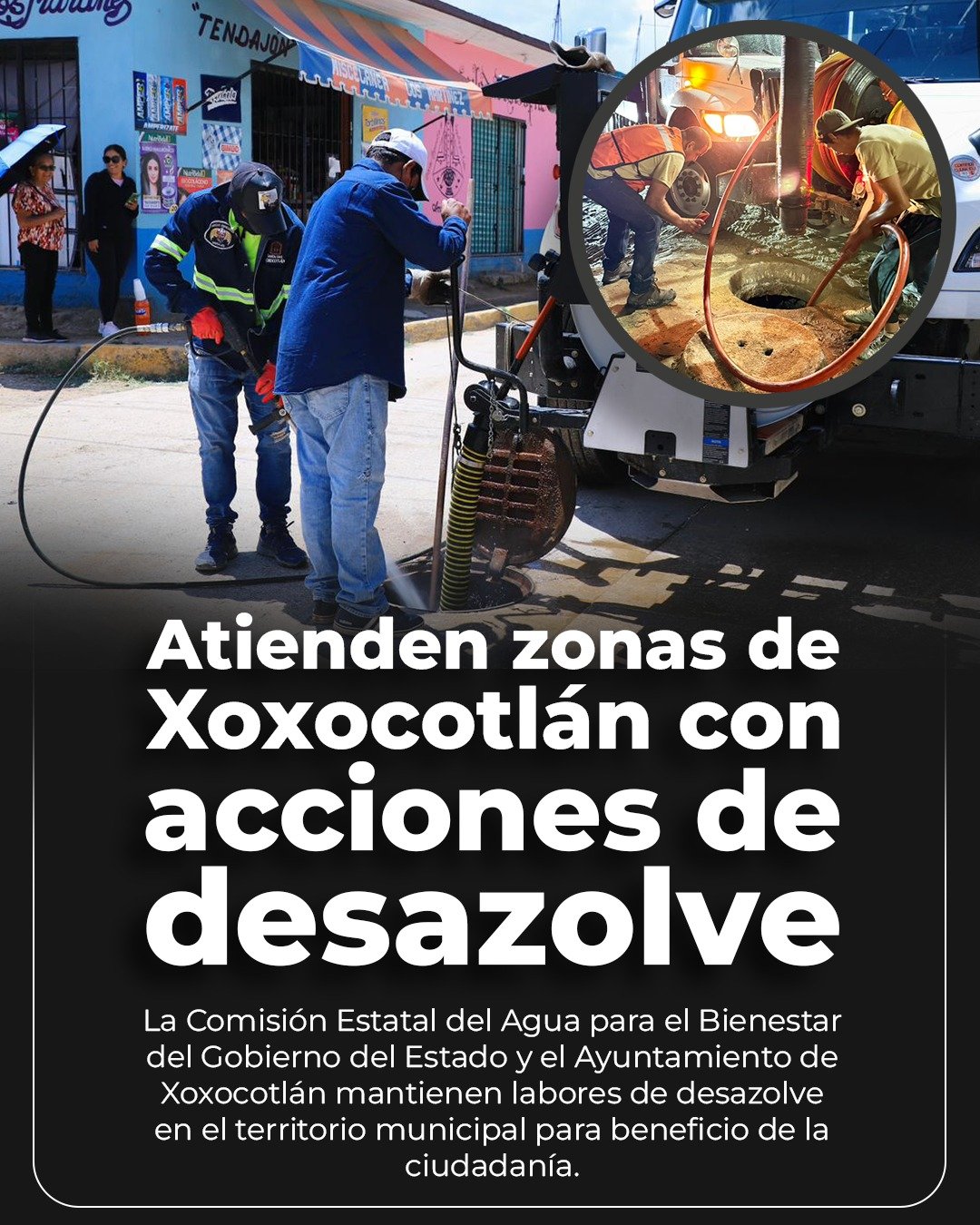 𝗗𝗲𝘀𝗮𝘇𝗼𝗹𝘃𝗲 𝗲𝗻 𝗺𝗮𝗿𝗰𝗵𝗮 𝗲𝗻 𝗫𝗼𝘅𝗼𝗰𝗼𝘁𝗹𝗮́𝗻: 𝗯𝘂𝘀𝗰𝗮𝗻 𝗲𝘃𝗶𝘁𝗮𝗿 𝗲𝗻𝗰𝗵𝗮𝗿𝗰𝗮𝗺𝗶𝗲𝗻𝘁𝗼𝘀 𝘆 𝗿𝗶𝗲𝘀𝗴𝗼𝘀 𝘀𝗮𝗻𝗶𝘁𝗮𝗿𝗶𝗼𝘀