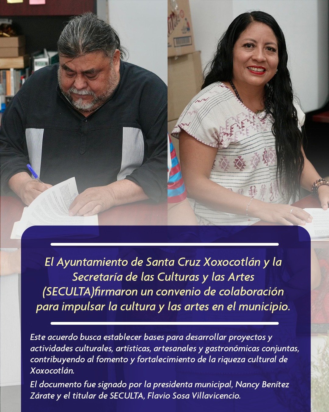 𝗫𝗼𝘅𝗼𝗰𝗼𝘁𝗹á𝗻 𝘀𝗲 𝗮𝗯𝗿𝗲 𝗮 𝗻𝘂𝗲𝘃𝗮𝘀 𝗿𝘂𝘁𝗮𝘀 𝗰𝘂𝗹𝘁𝘂𝗿𝗮𝗹𝗲𝘀 𝘁𝗿𝗮𝘀 𝗮𝗰𝘂𝗲𝗿𝗱𝗼 𝗰𝗼𝗻 𝗦𝗘𝗖𝗨𝗟𝗧𝗔