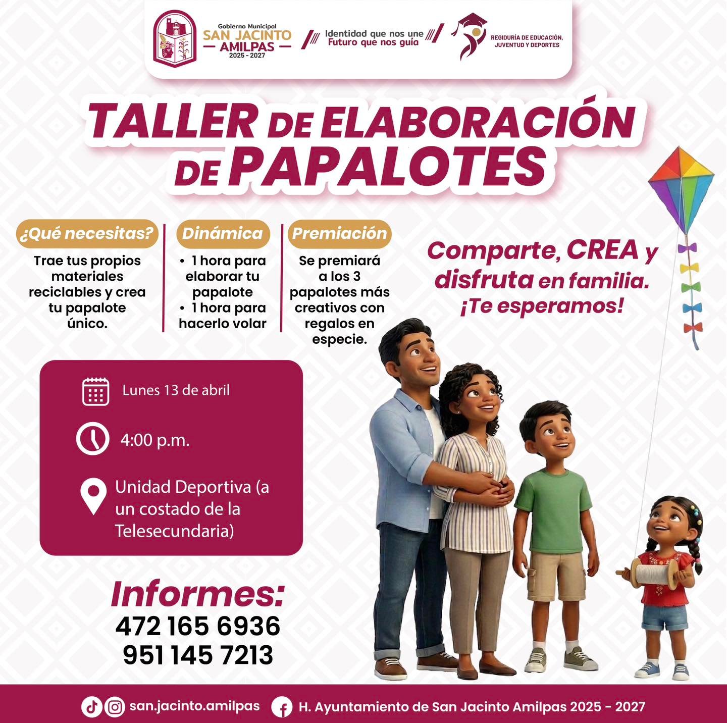 𝗣𝗮𝗽𝗮𝗹𝗼𝘁𝗲𝘀 𝗮𝗹 𝗰𝗶𝗲𝗹𝗼: 𝗶𝗻𝘃𝗶𝘁𝗮𝗻 𝗮 𝘁𝗮𝗹𝗹𝗲𝗿 𝗳𝗮𝗺𝗶𝗹𝗶𝗮𝗿 𝗲𝗻 𝗦𝗮𝗻 𝗝𝗮𝗰𝗶𝗻𝘁𝗼 𝗔𝗺𝗶𝗹𝗽𝗮𝘀