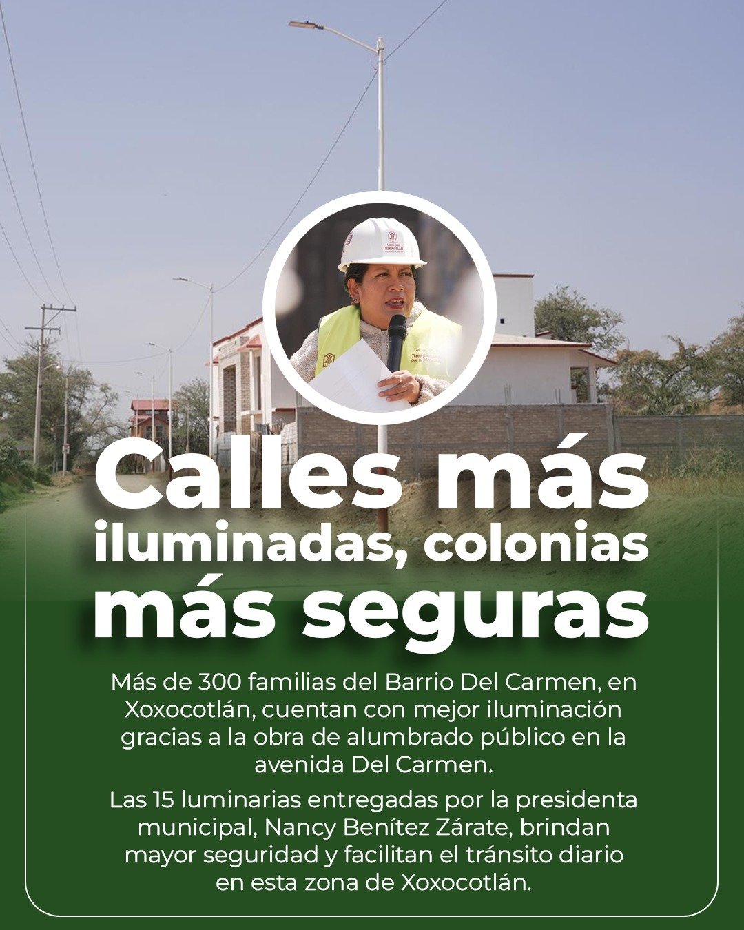 𝗡𝘂𝗲𝘃𝗮𝘀 𝗹𝘂𝗰𝗲𝘀 𝗲𝗻 𝗗𝗲𝗹 𝗖𝗮𝗿𝗺𝗲𝗻: 𝗿𝗲𝗳𝘂𝗲𝗿𝘇𝗮𝗻 𝗮𝗹𝘂𝗺𝗯𝗿𝗮𝗱𝗼 𝗲𝗻 𝗫𝗼𝘅𝗼𝗰𝗼𝘁𝗹á𝗻.