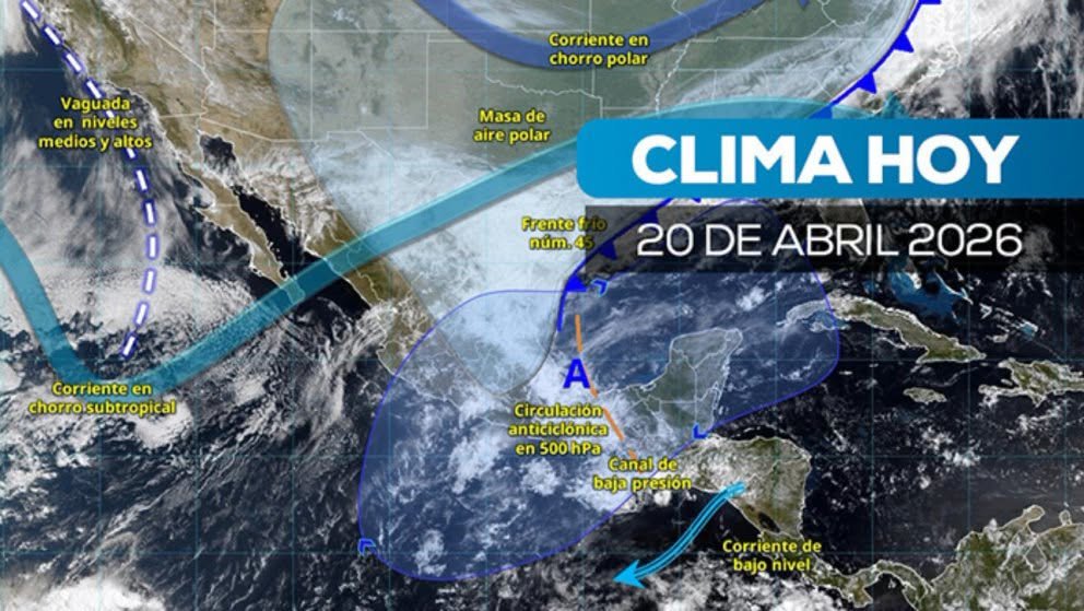 𝗙𝗿𝗲𝗻𝘁𝗲 𝗳𝗿í𝗼 𝟰𝟱 𝗳𝗿𝗲𝗻𝗮 𝗲𝗹 𝗰𝗮𝗹𝗼𝗿 𝘆 𝗺𝗲𝘁𝗲 𝗹𝗹𝘂𝘃𝗶𝗮 𝗲𝗻 𝗢𝗮𝘅𝗮𝗰𝗮.