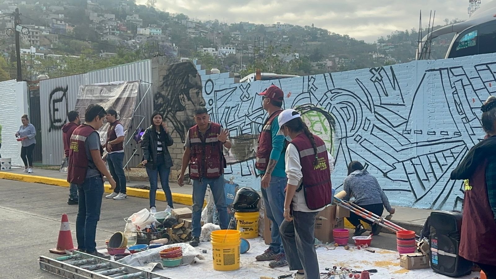 𝗧𝗲𝗾𝘂𝗶𝗼 𝗹𝗹𝗲𝗴𝗮 𝗮 𝗦𝗮𝗻𝘁𝗮 𝗥𝗼𝘀𝗮 𝗣𝗮𝗻𝘇𝗮𝗰𝗼𝗹𝗮: 𝗹𝗶𝗺𝗽𝗶𝗲𝘇𝗮, 𝗺𝘂𝗿𝗮𝗹𝗲𝘀 𝘆 𝗱𝗲𝗽𝗼𝗿𝘁𝗲 𝗲𝗻 𝗹𝗮 𝘇𝗼𝗻𝗮