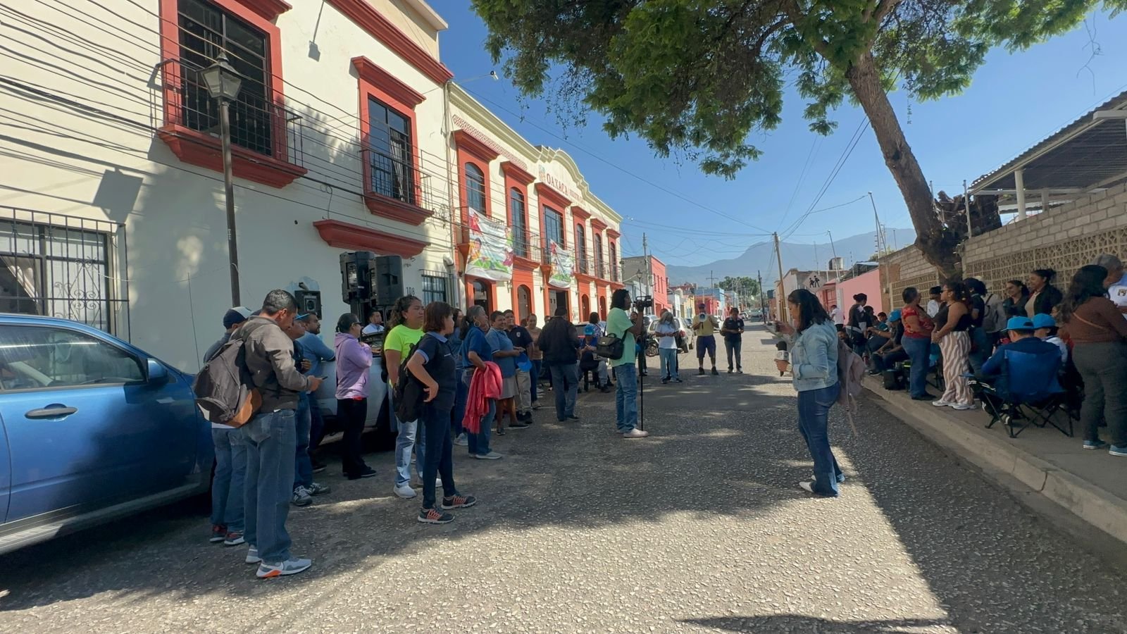 𝗦𝗲𝗰𝗰𝗶𝗼́𝗻 𝟯𝟱 𝗺𝗮𝗻𝘁𝗶𝗲𝗻𝗲 𝗽𝗿𝗼𝘁𝗲𝘀𝘁𝗮𝘀 𝗲𝗻 𝗢𝗮𝘅𝗮𝗰𝗮 𝗽𝗼𝗿 𝘁𝗲𝗿𝗰𝗲𝗿 𝗱𝗶́𝗮 𝗰𝗼𝗻𝘀𝗲𝗰𝘂𝘁𝗶𝘃𝗼