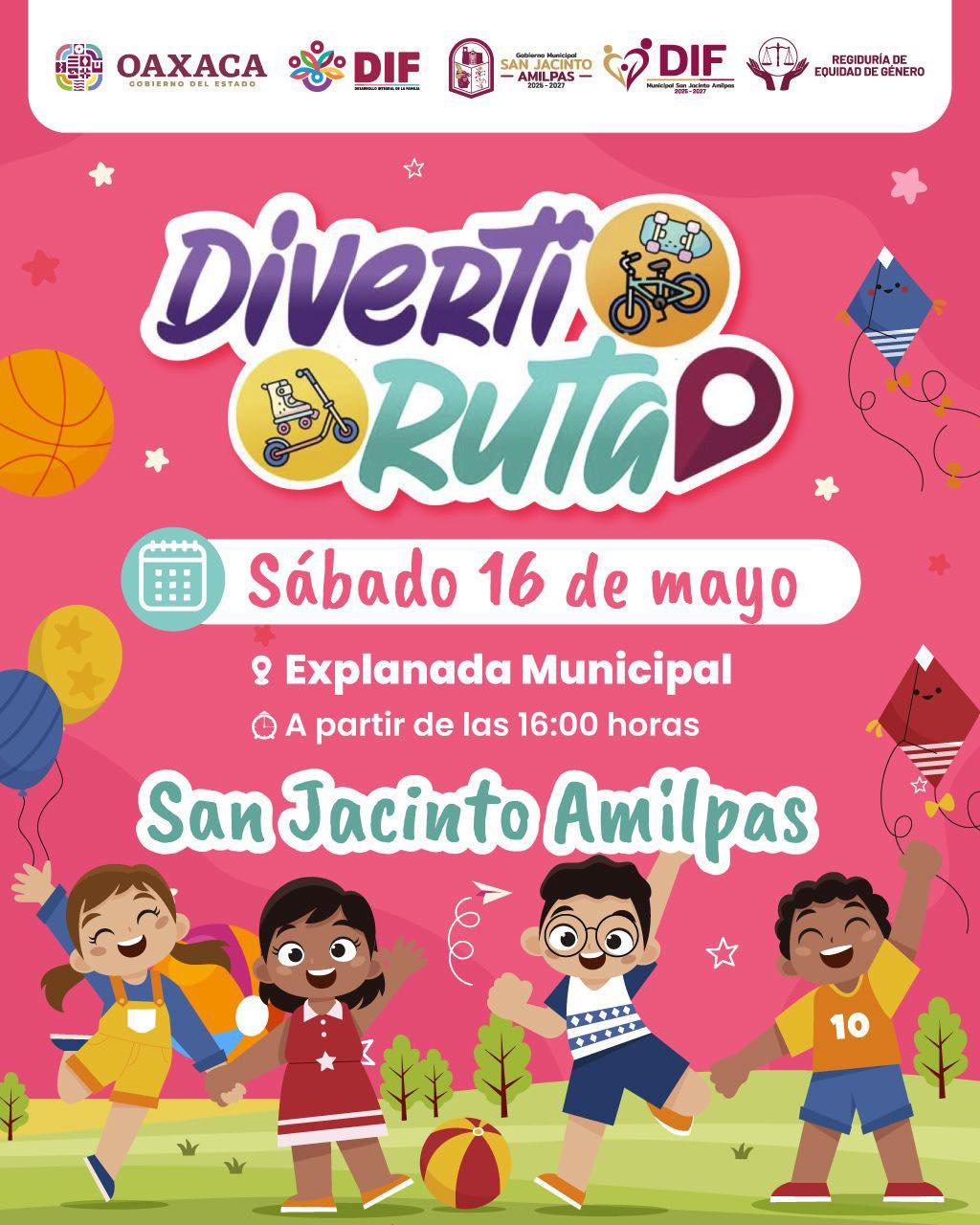 𝗦𝗮𝗻 𝗝𝗮𝗰𝗶𝗻𝘁𝗼 𝗔𝗺𝗶𝗹𝗽𝗮𝘀 𝗽𝗿𝗲𝗽𝗮𝗿𝗮 𝘁𝗮𝗿𝗱𝗲 𝗱𝗲 𝗷𝘂𝗲𝗴𝗼𝘀 𝘆 𝗰𝗼𝗻𝘃𝗶𝘃𝗲𝗻𝗰𝗶𝗮 𝗰𝗼𝗻 “𝗗𝗶𝘃𝗲𝗿𝘁𝗶 𝗥𝘂𝘁𝗮”