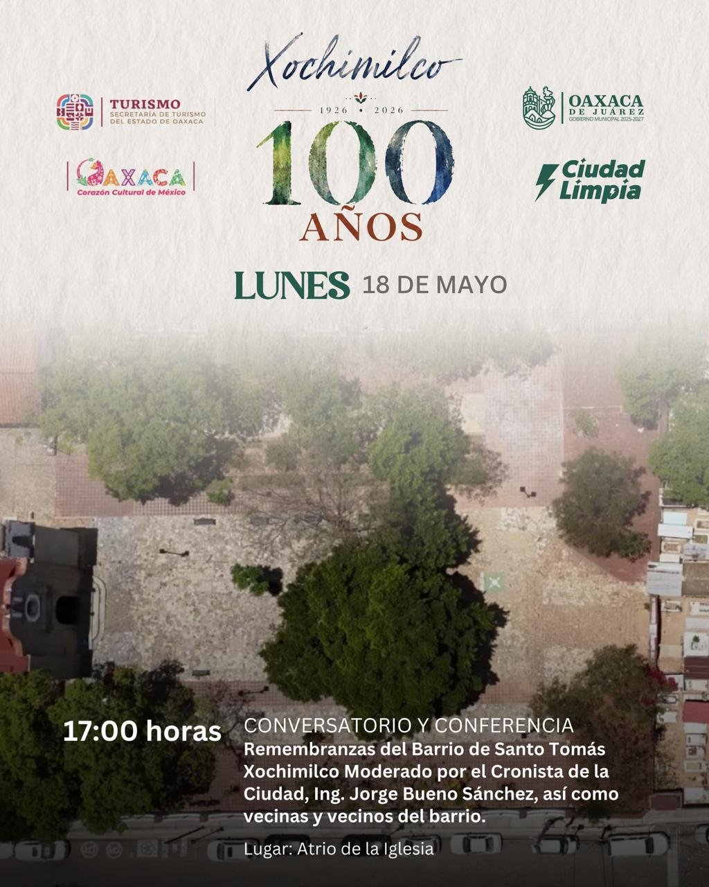 𝗫𝗢𝗖𝗛𝗜𝗠𝗜𝗟𝗖𝗢 𝗖𝗘𝗟𝗘𝗕𝗥𝗔 𝟭𝟬𝟬 𝗔𝗡̃𝗢𝗦 𝗖𝗢𝗡 𝗖𝗔𝗟𝗘𝗡𝗗𝗔𝗦, 𝗠𝗨́𝗦𝗜𝗖𝗔 𝗬 𝗠𝗘𝗠𝗢𝗥𝗜𝗔