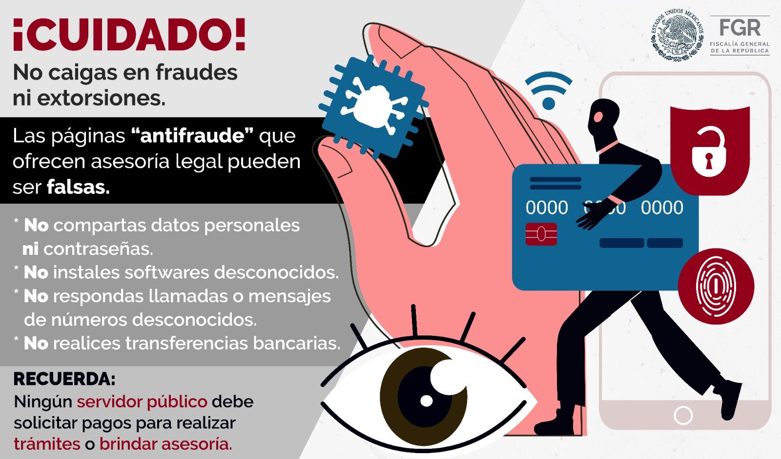 𝗔𝗹𝗲𝗿𝘁𝗮𝗻 𝗽𝗼𝗿 𝗽𝗮́𝗴𝗶𝗻𝗮𝘀 “𝗮𝗻𝘁𝗶𝗳𝗿𝗮𝘂𝗱𝗲” 𝗾𝘂𝗲 𝗽𝗼𝗱𝗿𝗶́𝗮𝗻 𝘀𝗲𝗿 𝗻𝘂𝗲𝘃𝗮𝘀 𝗲𝘀𝘁𝗮𝗳𝗮𝘀