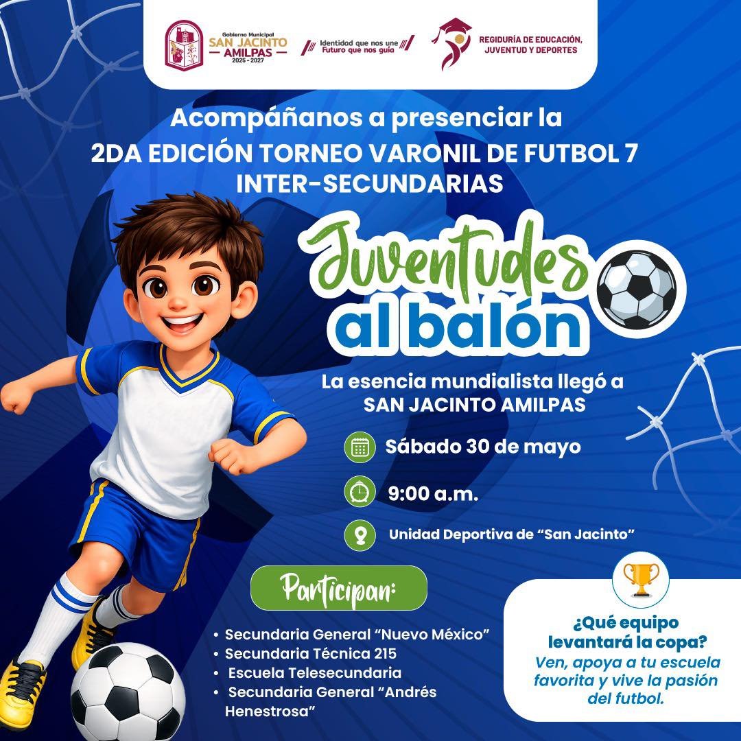 𝗘𝗹 𝗳𝘂𝘁𝗯𝗼𝗹 𝘁𝗼𝗺𝗮 𝗹𝗮𝘀 𝗰𝗮𝗻𝗰𝗵𝗮𝘀 𝗲𝗻 𝗦𝗮𝗻 𝗝𝗮𝗰𝗶𝗻𝘁𝗼 𝗔𝗺𝗶𝗹𝗽𝗮𝘀