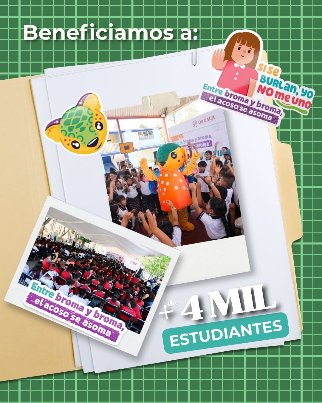 𝗗𝗜𝗙 𝗢𝗮𝘅𝗮𝗰𝗮 𝗹𝗹𝗲𝘃𝗮 𝗰𝗮𝗺𝗽𝗮𝗻̃𝗮 𝗮𝗻𝘁𝗶𝗯𝘂𝗹𝗹𝘆𝗶𝗻𝗴 𝗮 𝗺𝗶𝗹𝗲𝘀 𝗱𝗲 𝗲𝘀𝘁𝘂𝗱𝗶𝗮𝗻𝘁𝗲𝘀 𝗲𝗻 𝗩𝗮𝗹𝗹𝗲𝘀 𝗖𝗲𝗻𝘁𝗿𝗮𝗹𝗲𝘀