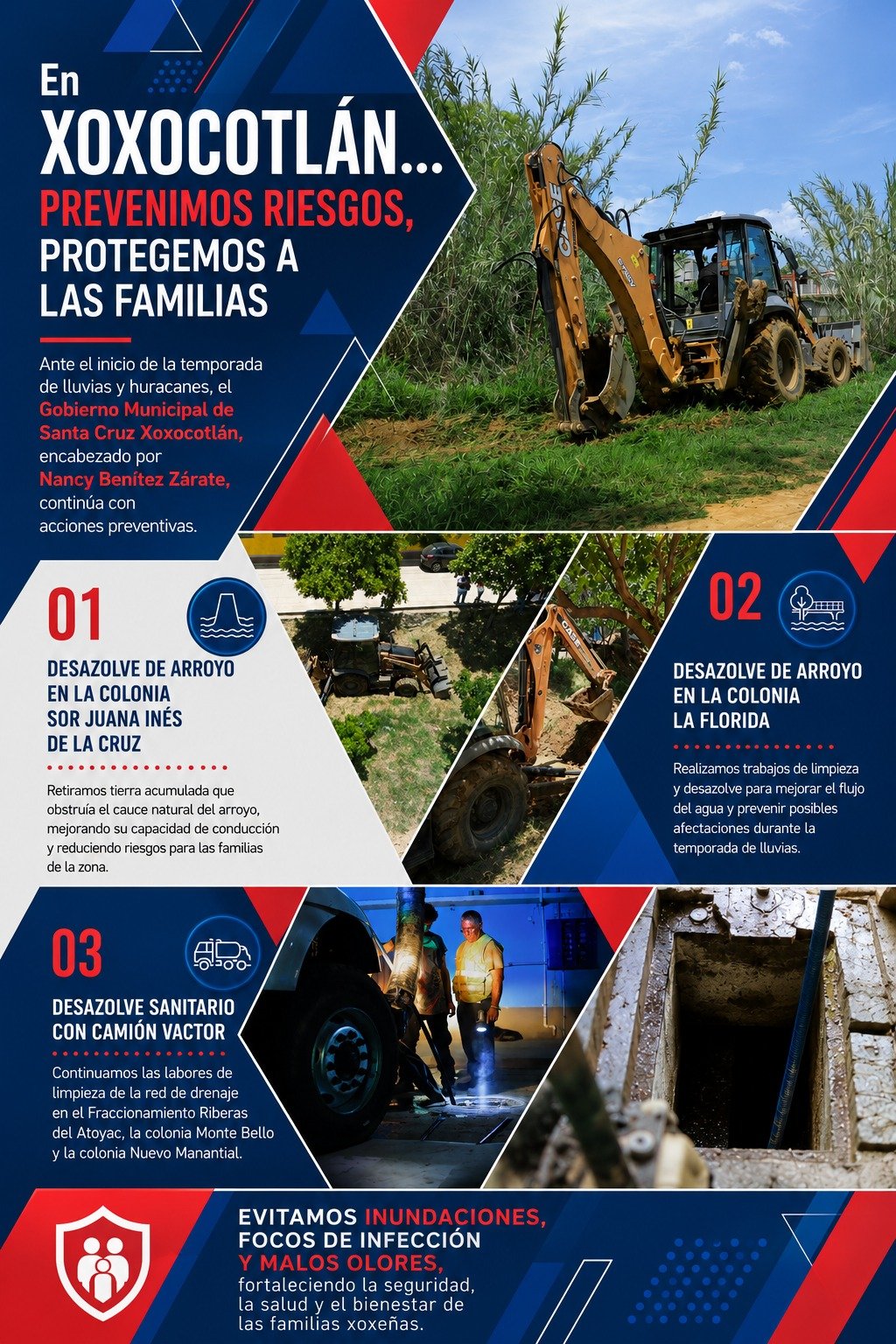 𝗫𝗼𝘅𝗼𝗰𝗼𝘁𝗹á𝗻 𝘀𝗲 𝗮𝗻𝘁𝗶𝗰𝗶𝗽𝗮 𝗮 𝗹𝗮𝘀 𝗹𝗹𝘂𝘃𝗶𝗮𝘀 𝗰𝗼𝗻 𝗹𝗶𝗺𝗽𝗶𝗲𝘇𝗮 𝗱𝗲 𝗮𝗿𝗿𝗼𝘆𝗼𝘀 𝘆 𝗱𝗿𝗲𝗻𝗮𝗷𝗲𝘀