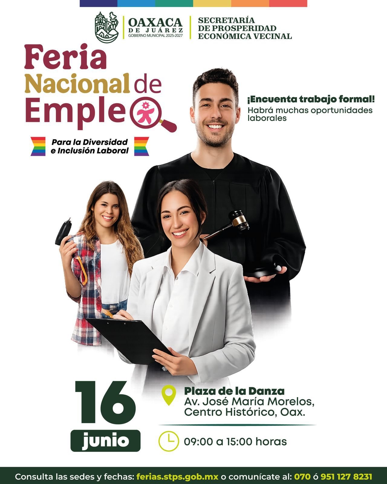 𝗢𝗮𝘅𝗮𝗰𝗮 𝗱𝗲 𝗝𝘂á𝗿𝗲𝘇 𝗮𝗯𝗿𝗶𝗿á 𝗲𝘀𝗽𝗮𝗰𝗶𝗼 𝗮 𝗹𝗮 𝗶𝗻𝗰𝗹𝘂𝘀𝗶ó𝗻 𝗹𝗮𝗯𝗼𝗿𝗮𝗹 𝗰𝗼𝗻 𝗳𝗲𝗿𝗶𝗮 𝗱𝗲 𝗲𝗺𝗽𝗹𝗲𝗼