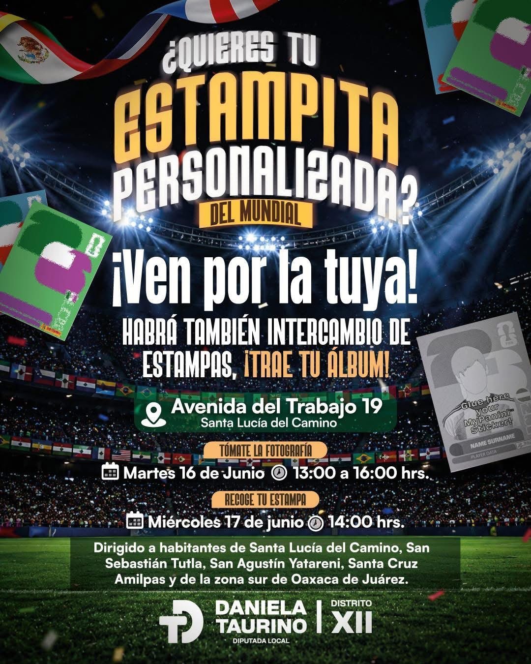 𝗗𝗮𝗻𝗶𝗲𝗹𝗮 𝗧𝗮𝘂𝗿𝗶𝗻𝗼 𝗿𝗲𝗴𝗮𝗹𝗮𝗿𝗮́ 𝗲𝘀𝘁𝗮𝗺𝗽𝗮𝘀 𝗽𝗲𝗿𝘀𝗼𝗻𝗮𝗹𝗶𝘇𝗮𝗱𝗮𝘀 𝗱𝗲𝗹 𝗠𝘂𝗻𝗱𝗶𝗮𝗹