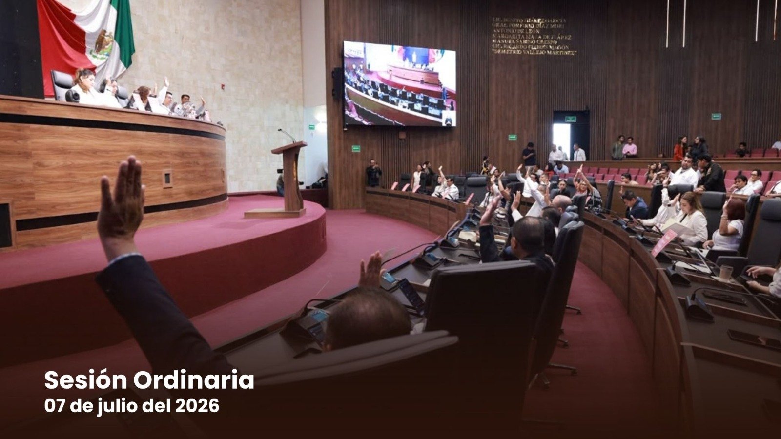 𝗖𝗼𝗻𝗴𝗿𝗲𝘀𝗼 𝗱𝗲 𝗢𝗮𝘅𝗮𝗰𝗮 𝗮𝗽𝗿𝘂𝗲𝗯𝗮 𝗿𝗲𝗳𝗼𝗿𝗺𝗮 𝗽𝗮𝗿𝗮 𝗴𝗮𝗿𝗮𝗻𝘁𝗶𝘇𝗮𝗿 𝗲𝗹 𝘃𝗼𝘁𝗼 𝗱𝗲 𝗽𝗲𝗿𝘀𝗼𝗻𝗮𝘀 𝗲𝗻 𝗽𝗿𝗶𝘀𝗶ó𝗻 𝗽𝗿𝗲𝘃𝗲𝗻𝘁𝗶𝘃𝗮