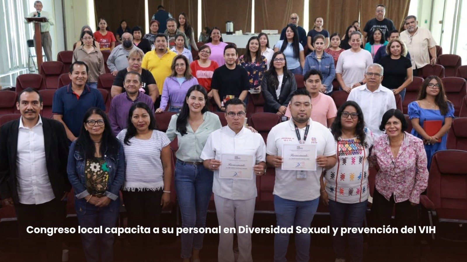 𝗖𝗮𝗽𝗮𝗰𝗶𝘁𝗮𝗻 𝗮 𝗽𝗲𝗿𝘀𝗼𝗻𝗮𝗹 𝗱𝗲𝗹 𝗖𝗼𝗻𝗴𝗿𝗲𝘀𝗼 𝗱𝗲 𝗢𝗮𝘅𝗮𝗰𝗮 𝗲𝗻 𝗱𝗶𝘃𝗲𝗿𝘀𝗶𝗱𝗮𝗱 𝘀𝗲𝘅𝘂𝗮𝗹 𝘆 𝗽𝗿𝗲𝘃𝗲𝗻𝗰𝗶ó𝗻 𝗱𝗲𝗹 𝗩𝗜𝗛