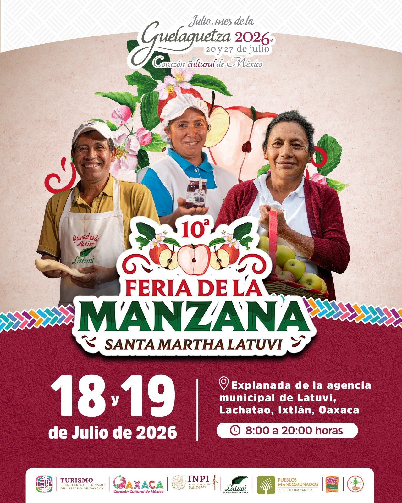 𝗦𝗮𝗻𝘁𝗮 𝗠𝗮𝗿𝘁𝗵𝗮 𝗟𝗮𝘁𝘂𝘃𝗶 𝗰𝗲𝗹𝗲𝗯𝗿𝗮𝗿á 𝗹𝗮 𝗱é𝗰𝗶𝗺𝗮 𝗙𝗲𝗿𝗶𝗮 𝗱𝗲 𝗹𝗮 𝗠𝗮𝗻𝘇𝗮𝗻𝗮
