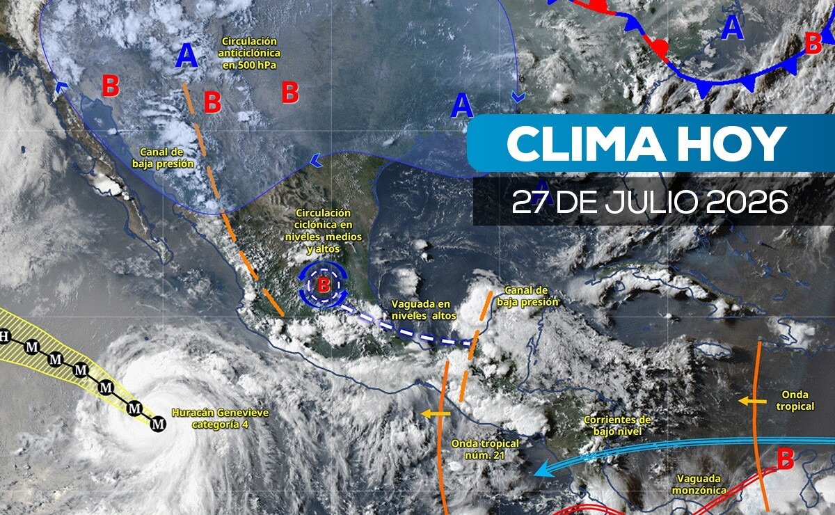 Prevén lluvias con tormentas eléctricas este lunes en gran parte de Oaxaca