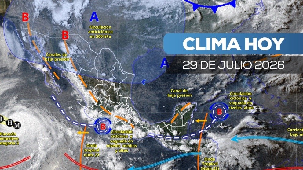 Lluvias, tormentas y calor persistirán este miércoles en Oaxaca