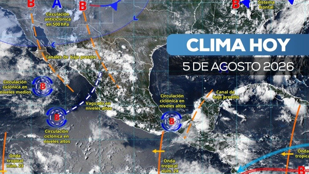 Prevén aumento de lluvias y ambiente caluroso este miércoles en Oaxaca