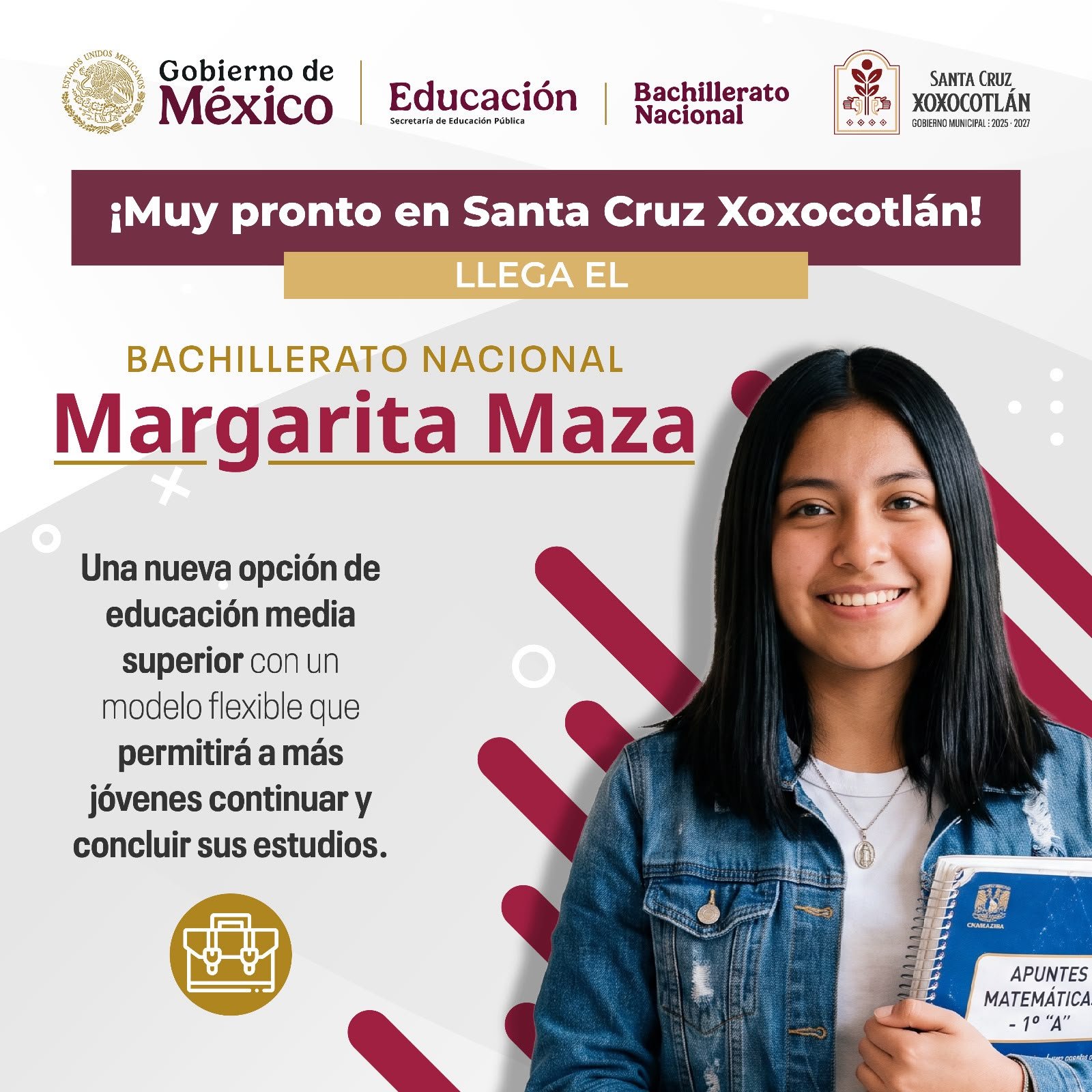 Xoxocotlán tendrá un plantel del Bachillerato Nacional Margarita Maza