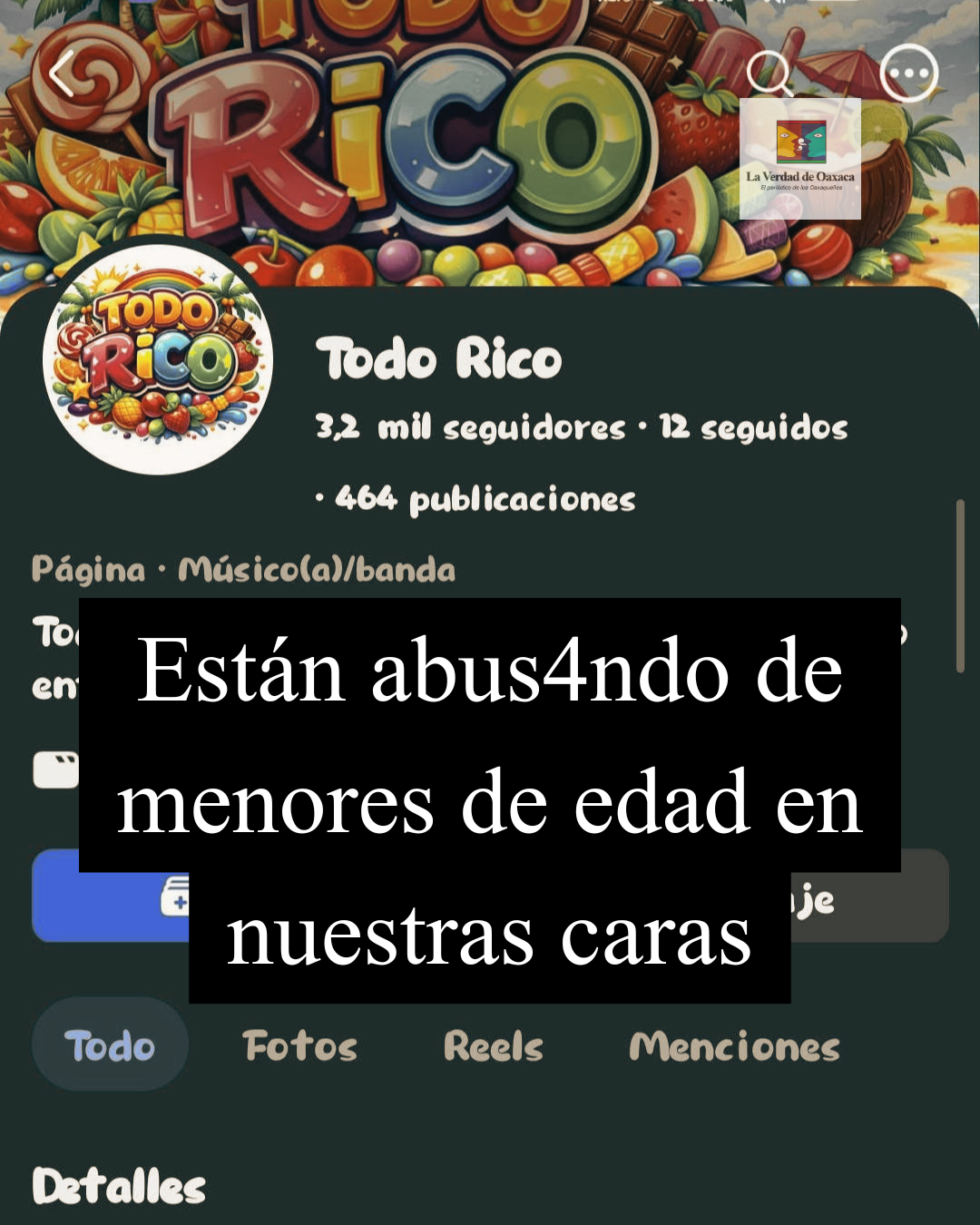 Se reportan decenas de páginas que comparten contenido ilegal de Abuso sexual Infantil.