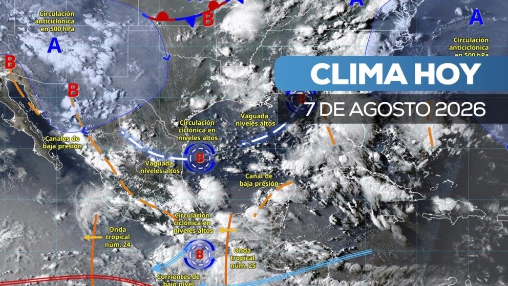 Pronostican lluvias y tormentas para este viernes en gran parte de Oaxaca
