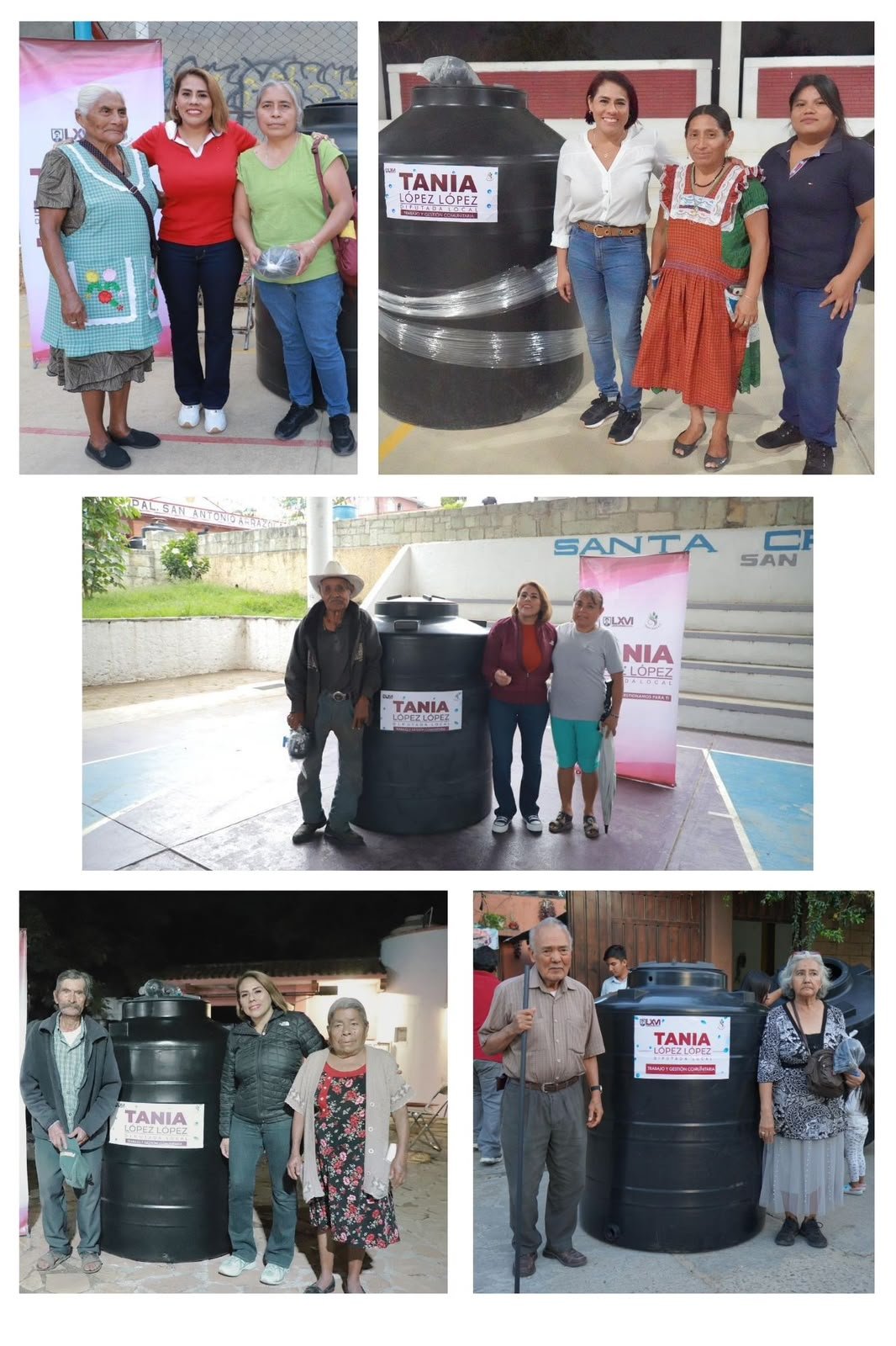 𝗧𝗮𝗻𝗶𝗮 𝗟ó𝗽𝗲𝘇 𝗟ó𝗽𝗲𝘇 𝗲𝗻𝘁𝗿𝗲𝗴𝗮 𝘁𝗶𝗻𝗮𝗰𝗼𝘀 𝗮 𝗳𝗮𝗺𝗶𝗹𝗶𝗮𝘀 𝗱𝗲 𝗫𝗼𝘅𝗼𝗰𝗼𝘁𝗹á𝗻