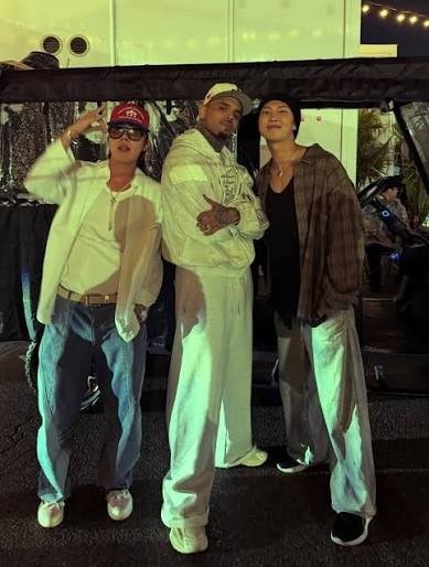 ¿Por qué están “funando” a BTS? Una foto con Chris Brown desata enojo entre sus propios fans