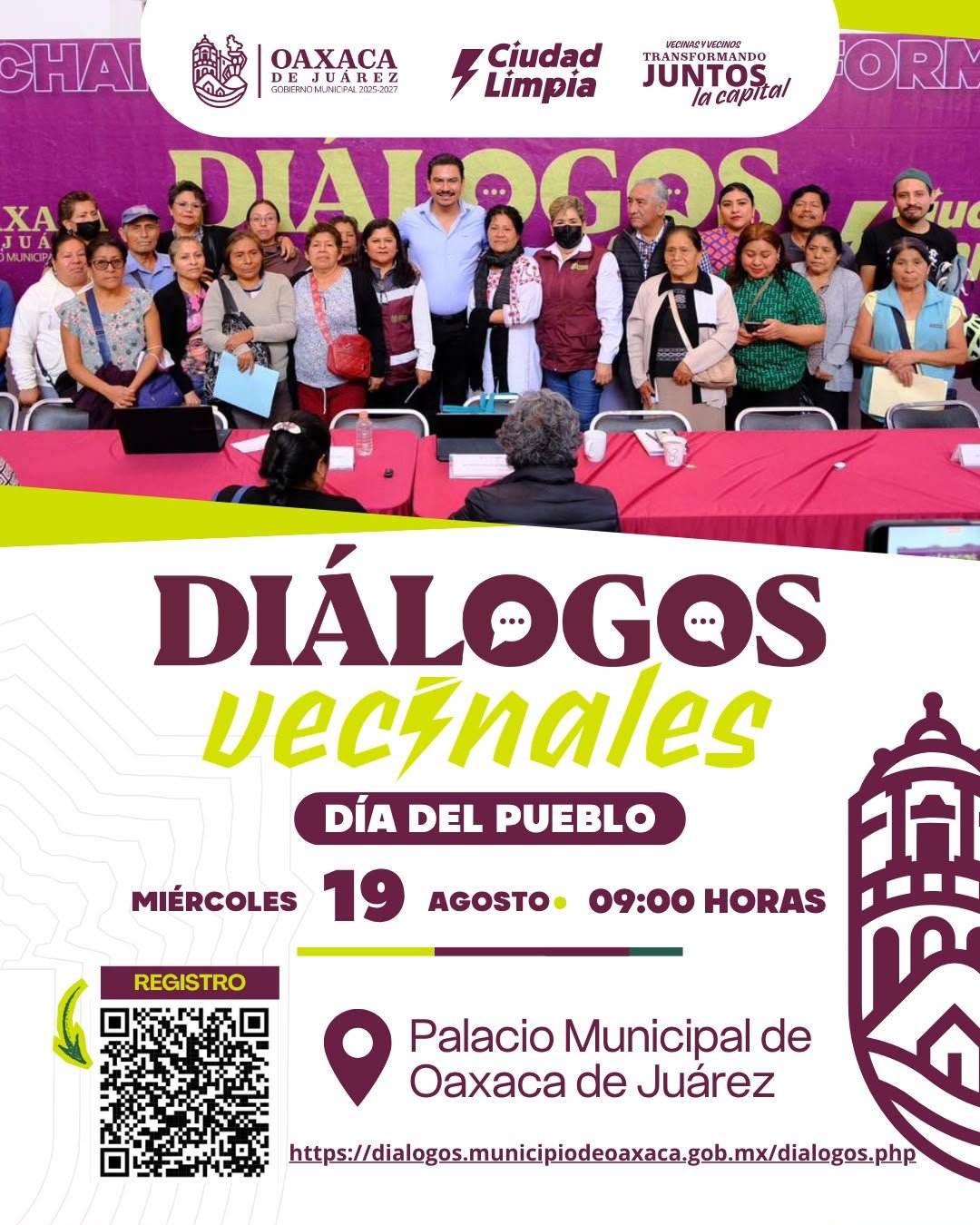Ray Chagoya atenderá directamente a vecinos de Oaxaca de Juárez en el Día del Pueblo