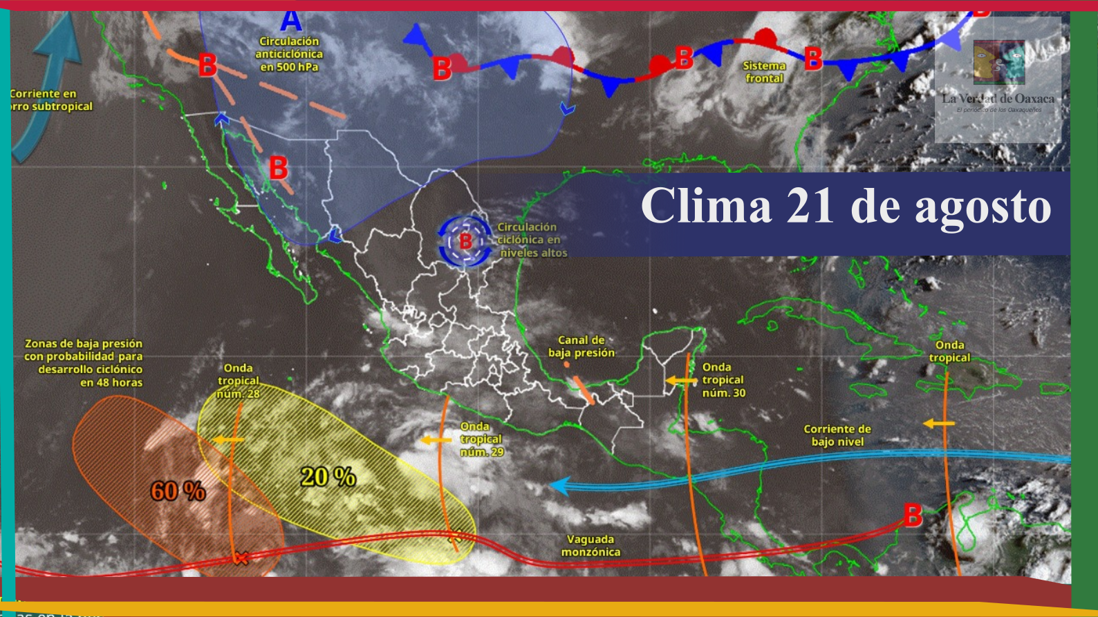 Lluvias aisladas y calor intenso marcarán este viernes en Oaxaca