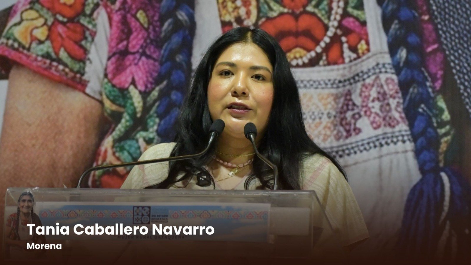 Tania Caballero plantea llevar a la ley los derechos de las mujeres rurales de Oaxaca