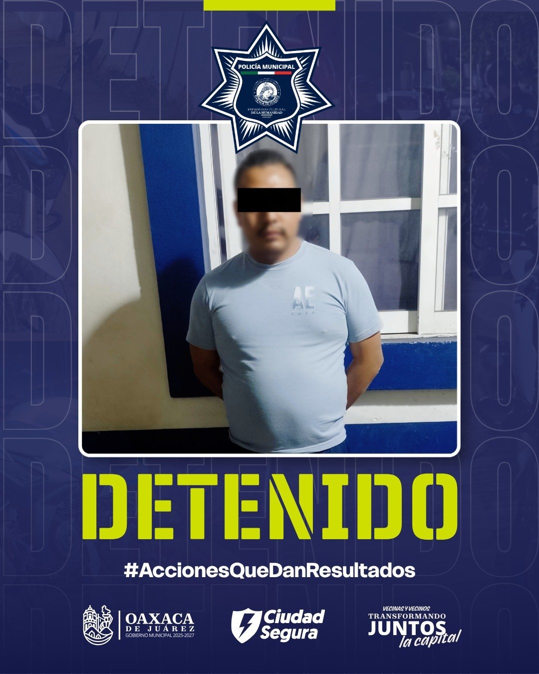 Detienen a trabajador de limpieza por presunto acoso sexual en una clínica de Oaxaca