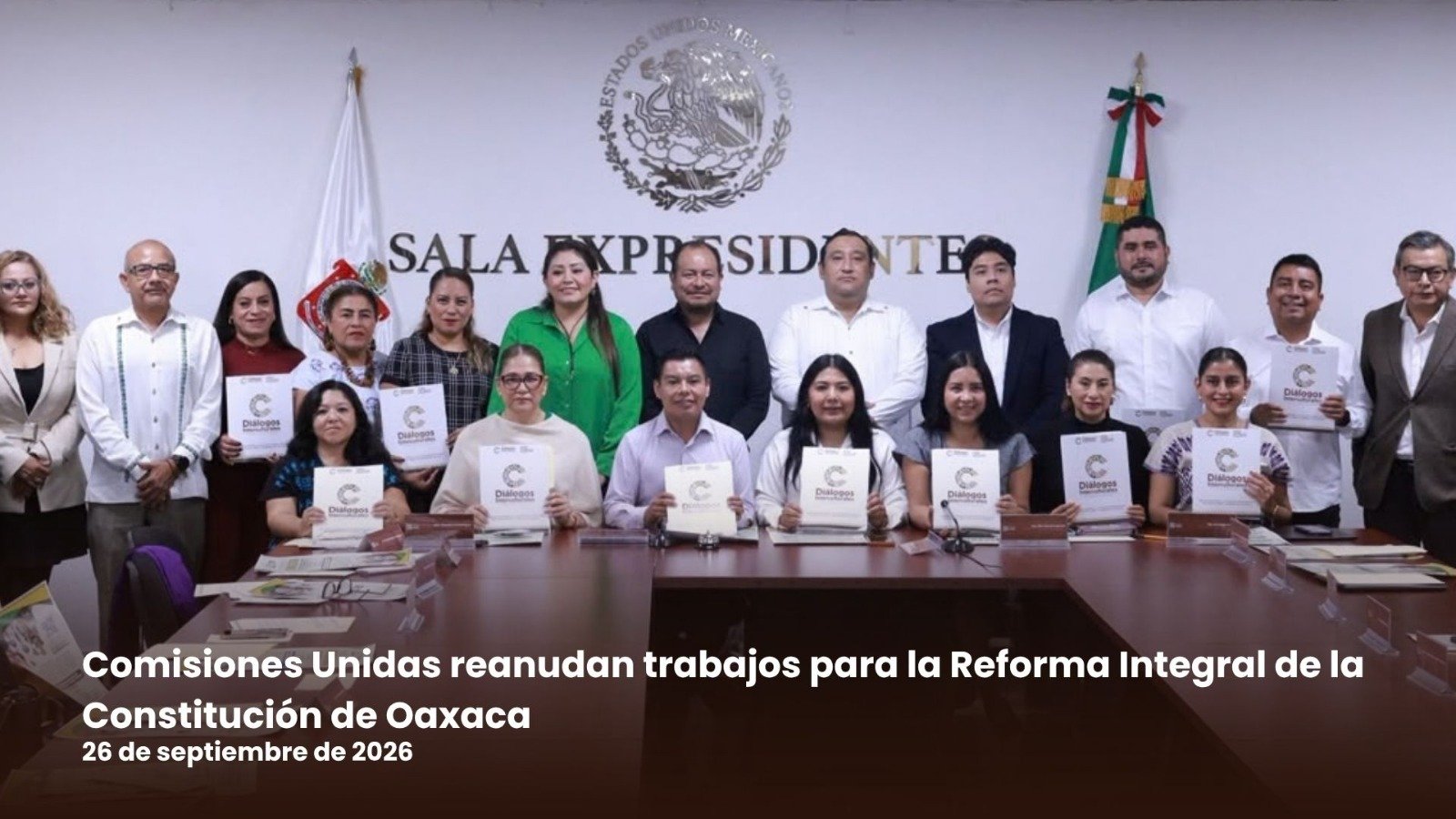 Avanza consulta indígena para Reforma Integral a la Constitución de Oaxaca