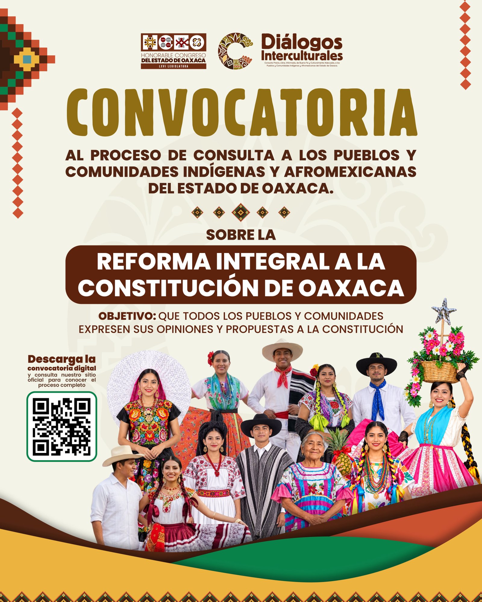 Congreso de Oaxaca realizará consulta en las ocho regiones para construir reforma constitucional