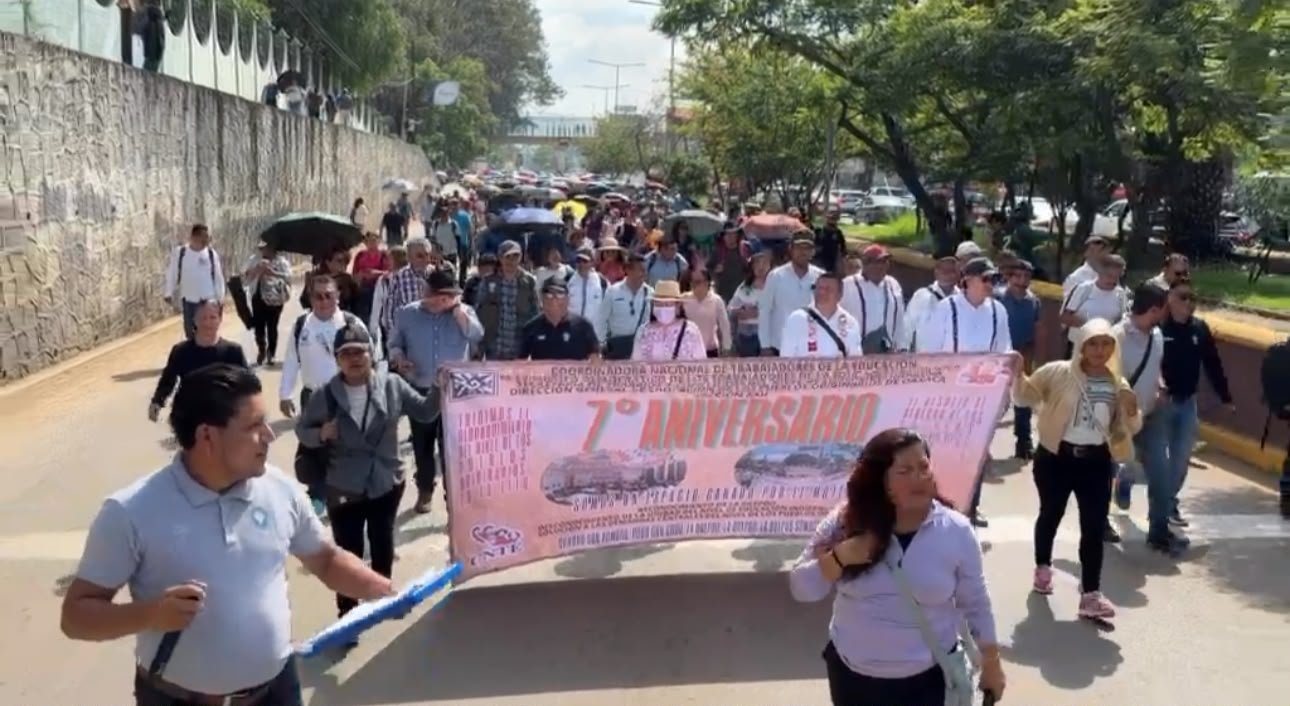 Sección 22 marchará este miércoles en Oaxaca para concluir plantón de 72 horas