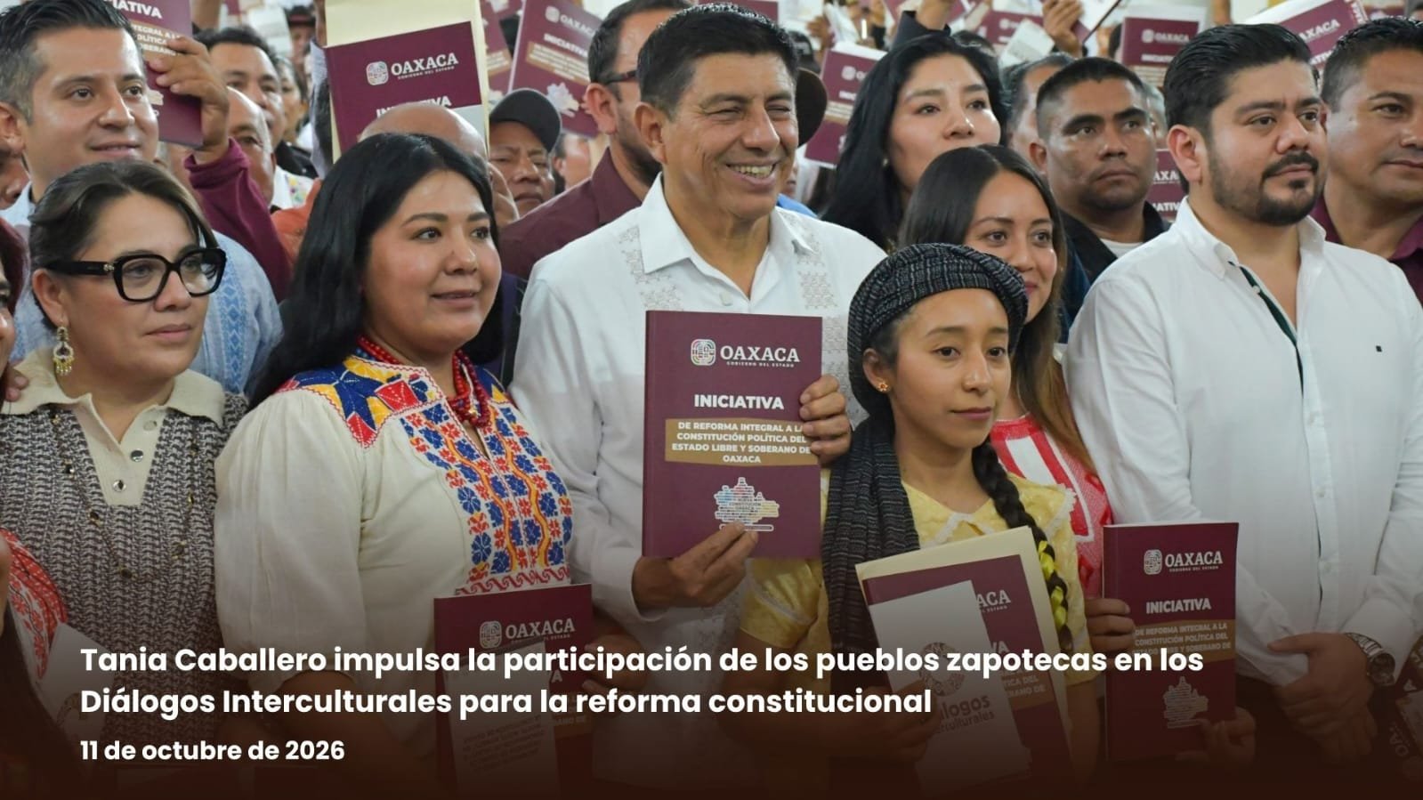 Tania Caballero encabeza diálogos con comunidades zapotecas sobre reforma constitucional en Ejutla