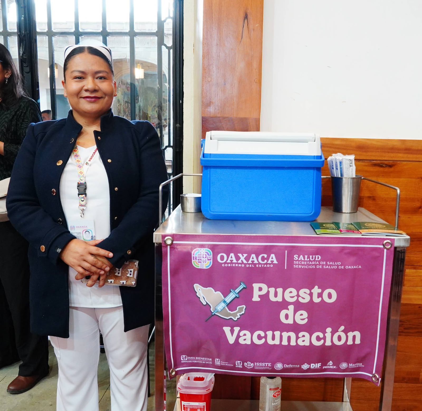 Oaxaca inicia vacunación contra influenza y COVID-19; dispone de más de 957 mil dosis