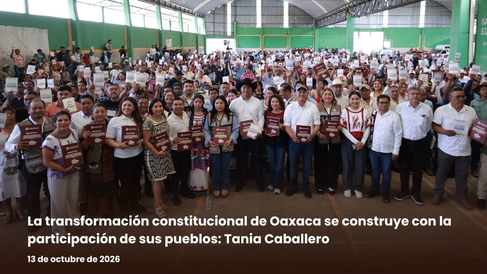 Tania Caballero promueve participación de pueblos de la Cañada en reforma constitucional de Oaxaca